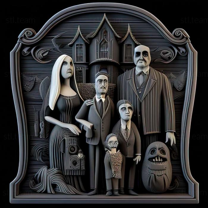 3D model The Addams Family game (STL)